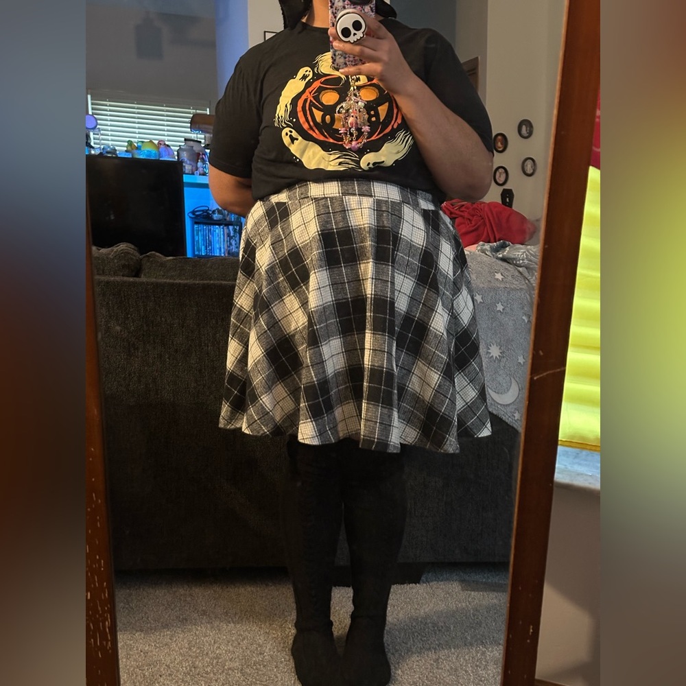 Plaid skirt